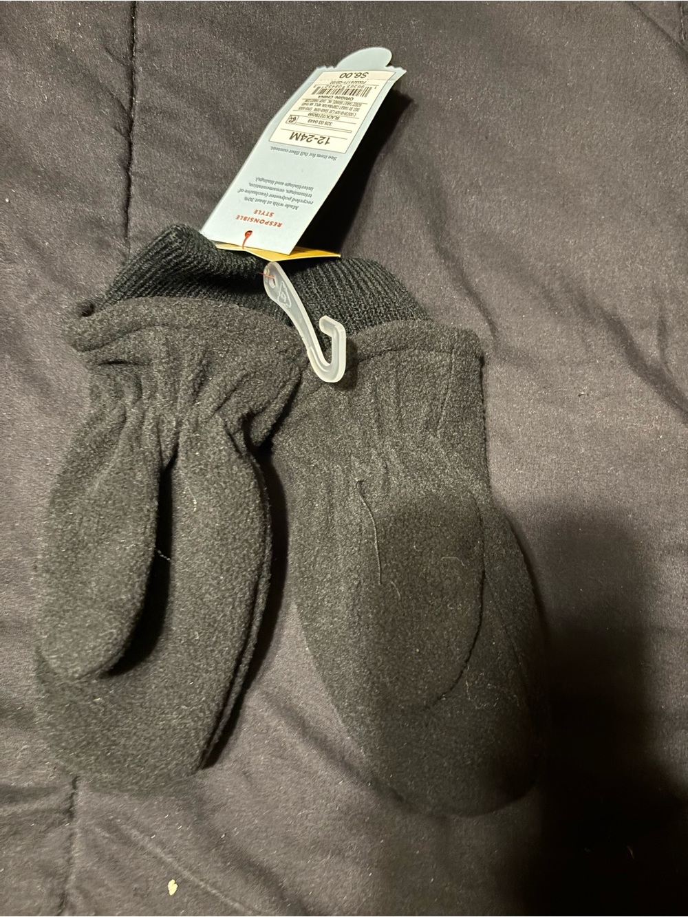 Target Black Kids Fleece Mittens